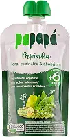 Papapá, Papinha Orgânica de Frutas, Sabor Pêra, Espinafre e Abobrinha, 100g, Sem Açúcar Adicionado, Ingredientes Naturais
