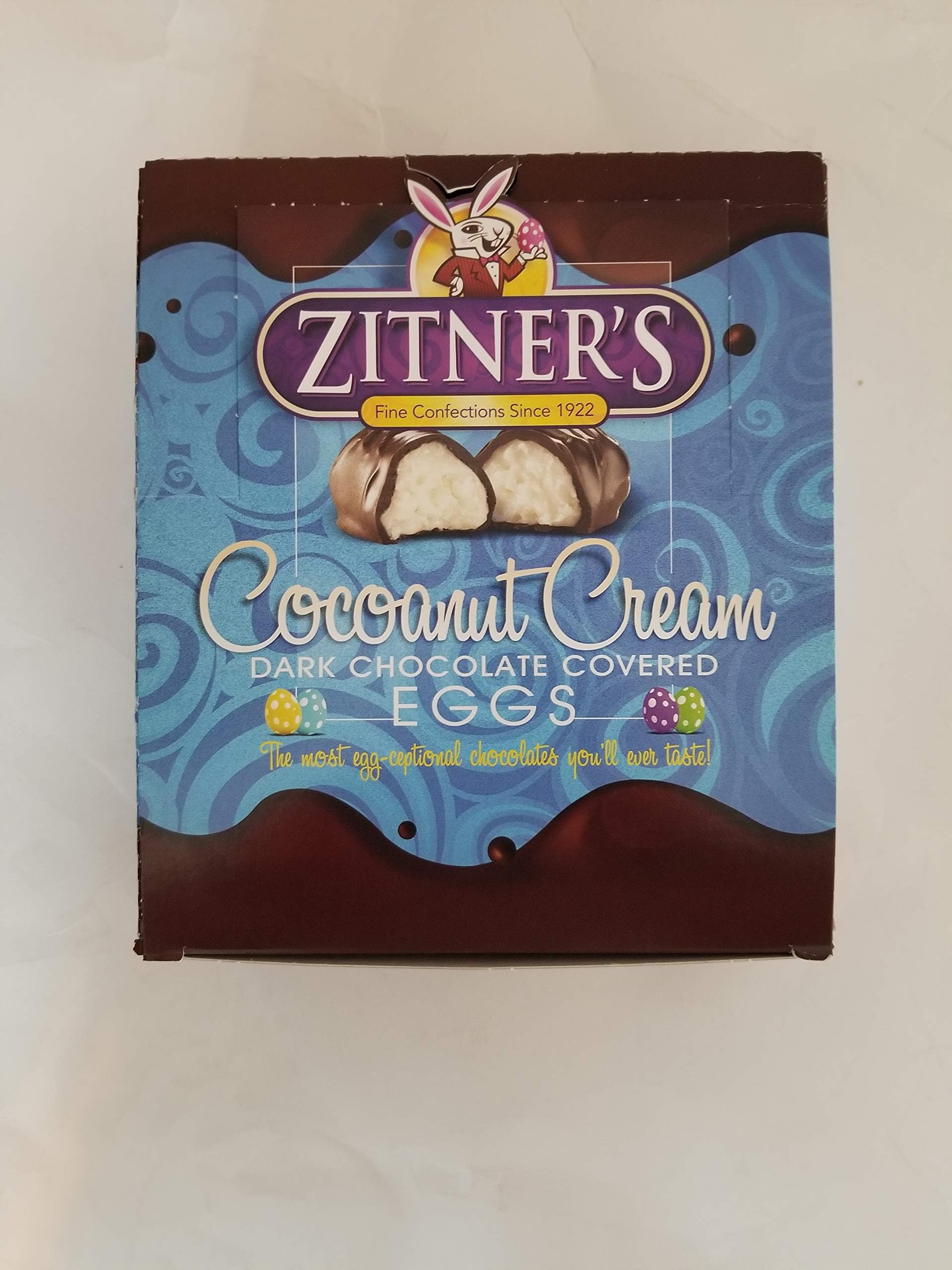 Zitner's Butter Cream Chocolate Covered Easter Eggs 8 Pack