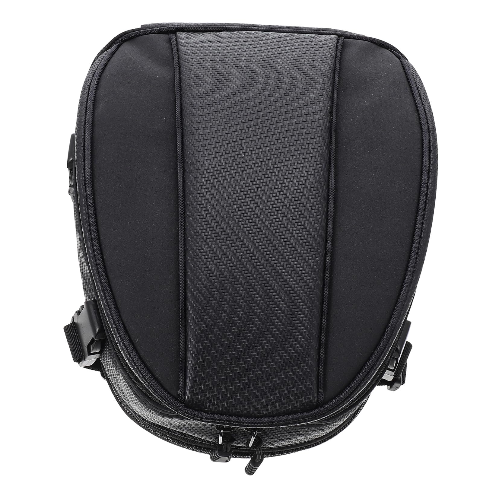 PLAFOPE Oxford Borsa Posteriore Nera in Moto per Casco