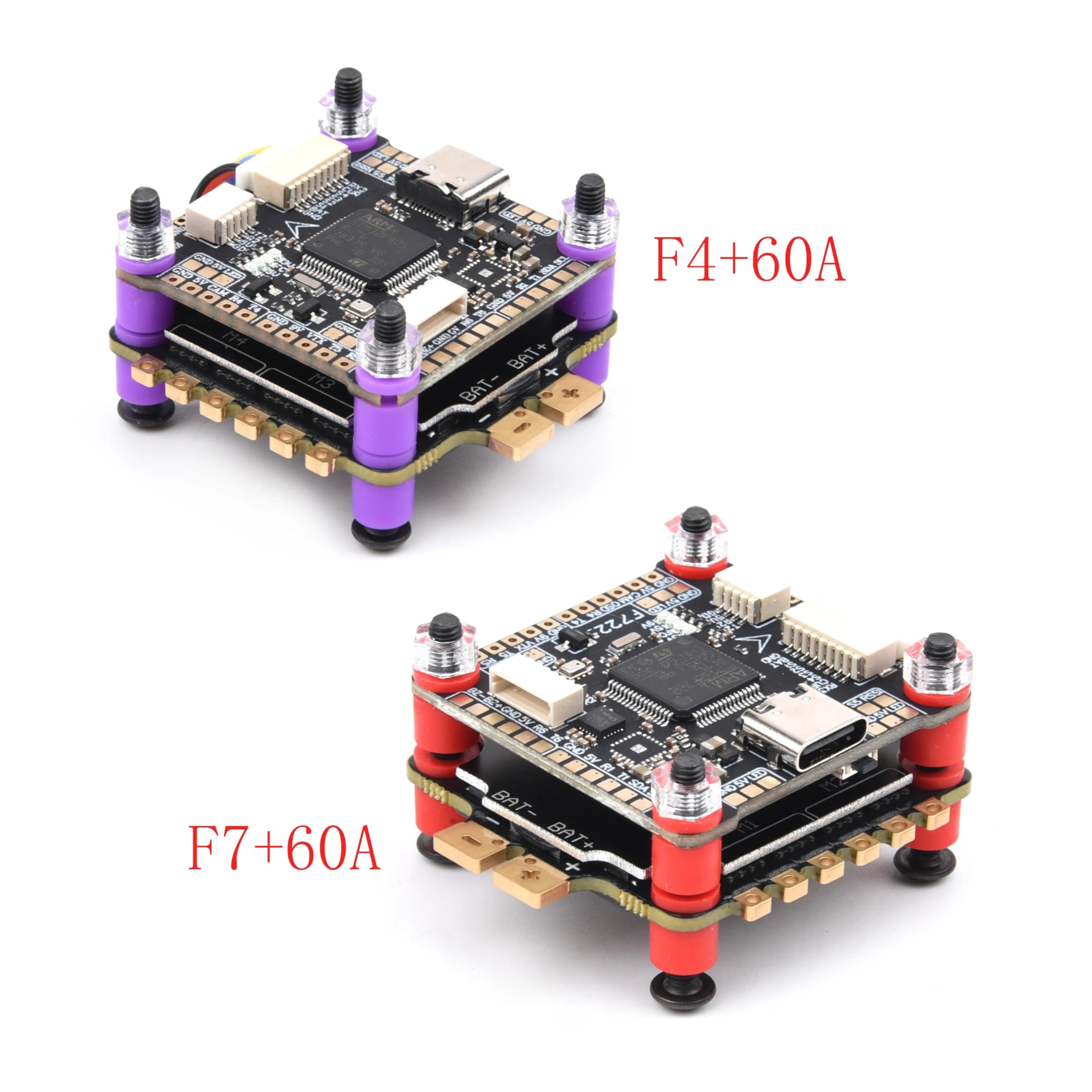 Accesorios de juguete F7 F722 / F4 F405 Control de vuelo 3-6S y 60A 4IN1 ESC Stack compatible con Mark4 APEX XL 5 pulgadas 7 pulgadas 8 pulgadas 9 pulgadas 10 pulgadas FPV Frame Drone(F4 and 60A ESC)