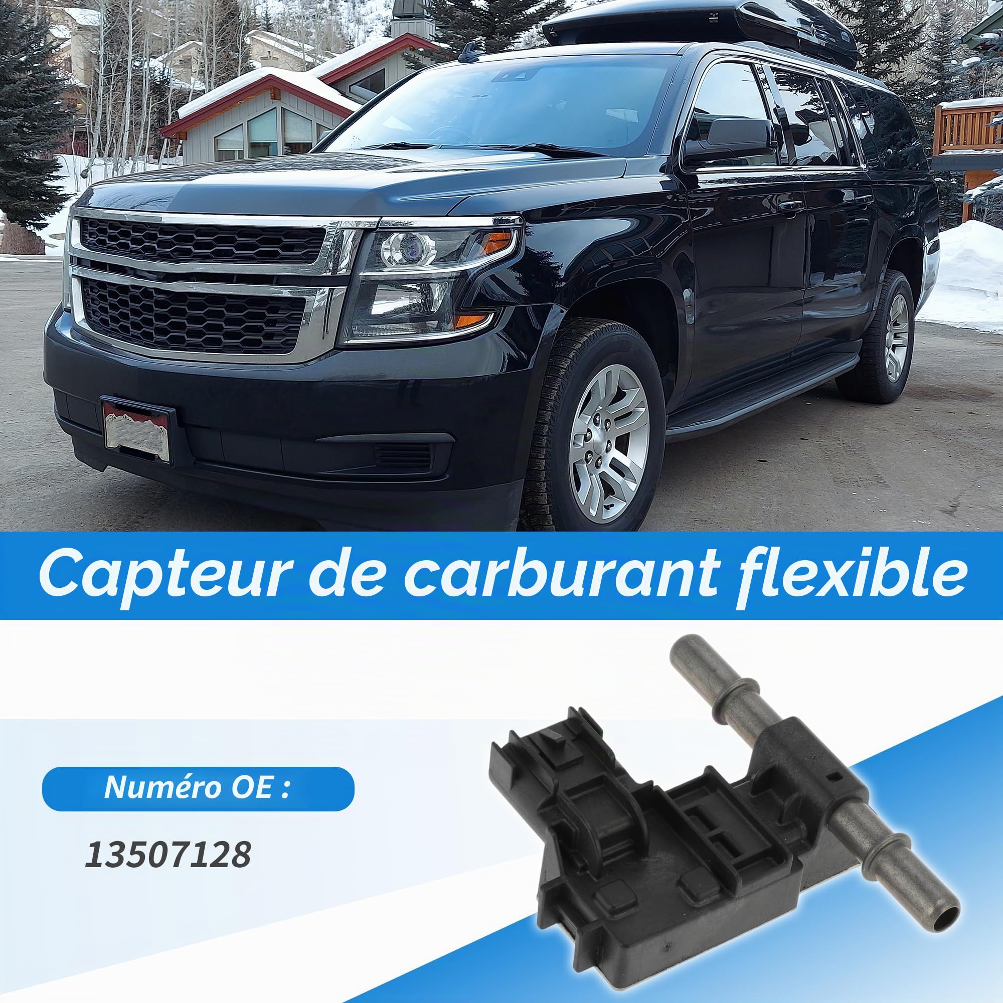 No.13507128 Capteur E85 Flex Fuel Pour Chevrolet Silverado 1500 2014-2018 Pour Chevrolet Suburban 2015-2020 Pour GMC Sierra 1500 2014-2018 Pour GMC Yukon 2015-2020