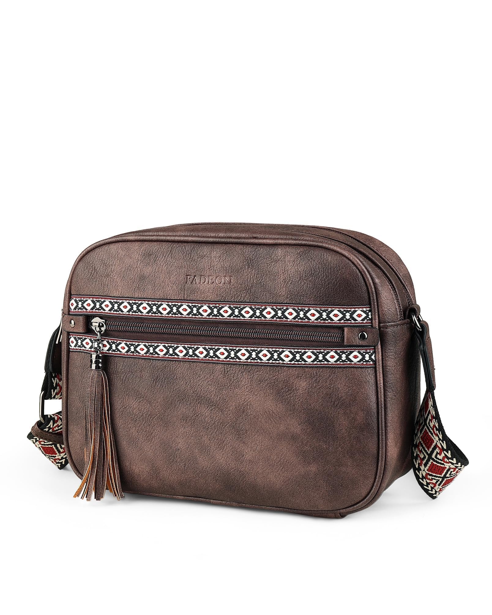 FADEON Crossbody Bags for Women, RFID 4 Card Slots