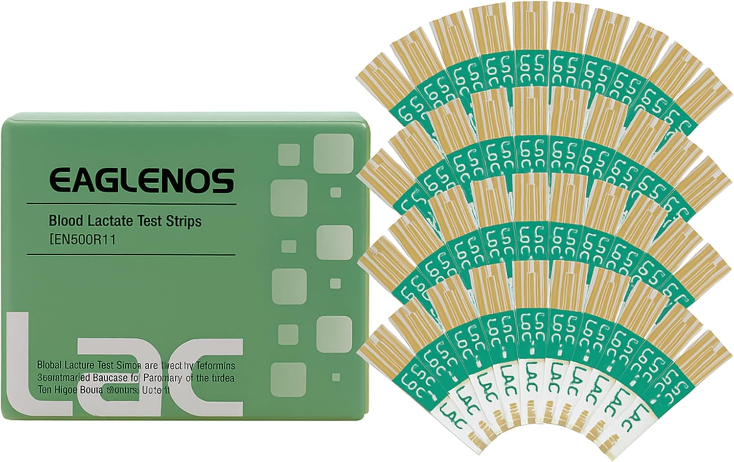 Gold Electrode Lactate Test Strips， High Accuracy for Reliable Results, Perfect for Coaches and Labs，Pack of 50 Count