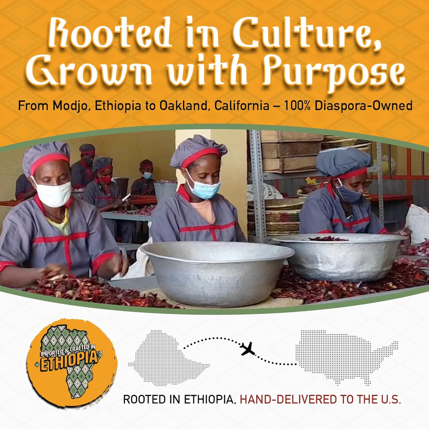 Brundo Spice Company Kibbeh Manteria | Ethiopian Spiced Butter Seasoning | Made & Imported from Ethiopia | Non-GMO & Organic | Essential for Niter Kibbeh (Ethiopian Ghee) | 1oz - Image 6