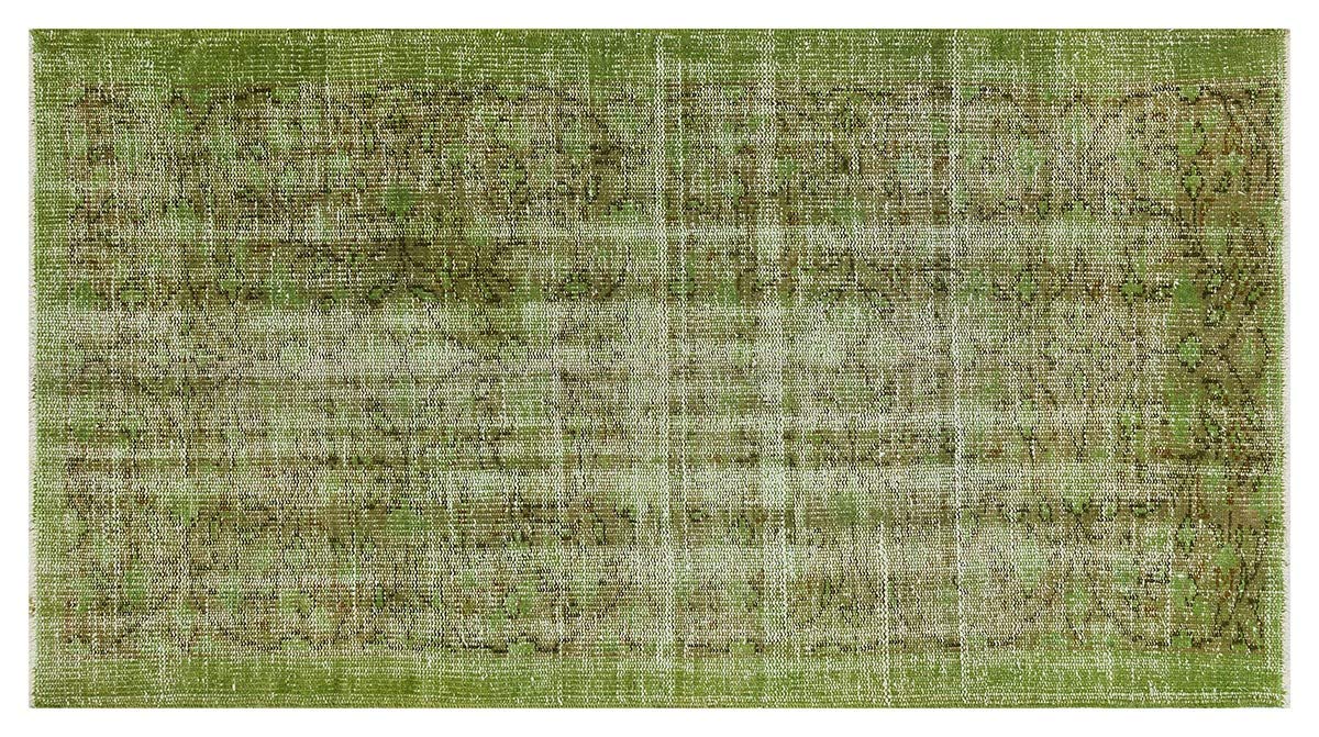 Tapis vintage turc vert ALLMODE 92x168 cm sublimera votre entrée ou bureau