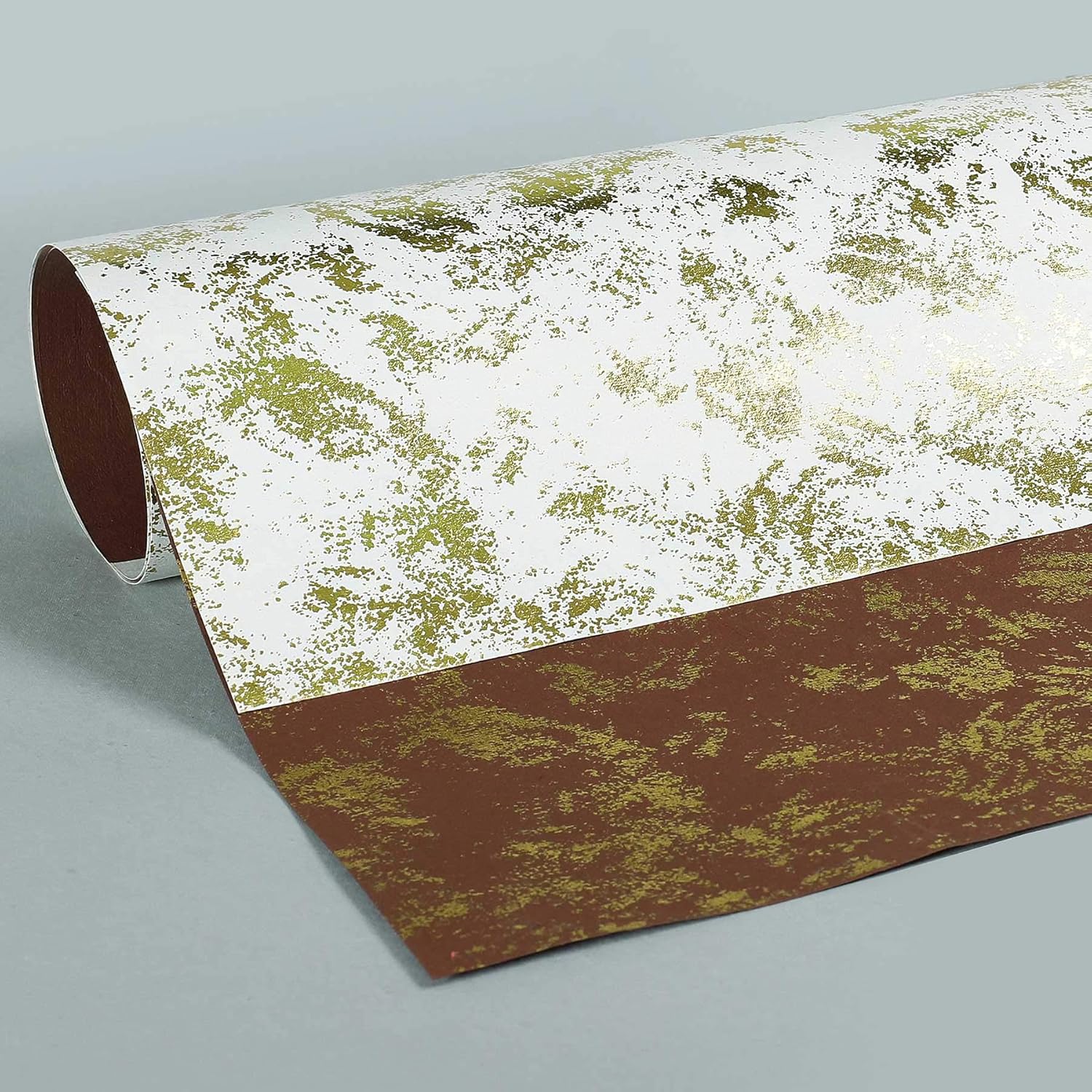 Ratan Jaipur Handmade Gift Wrapping Paper Pack of 2(Brown & White