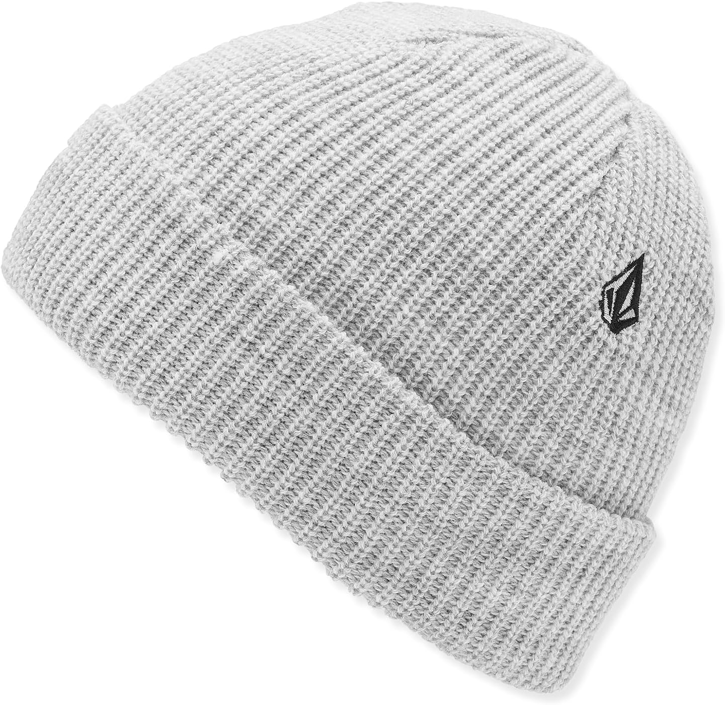 Volcom Men's Sweep Lined Beanie – Fleece Lined Knit Winter Hat with Roll Over Fit