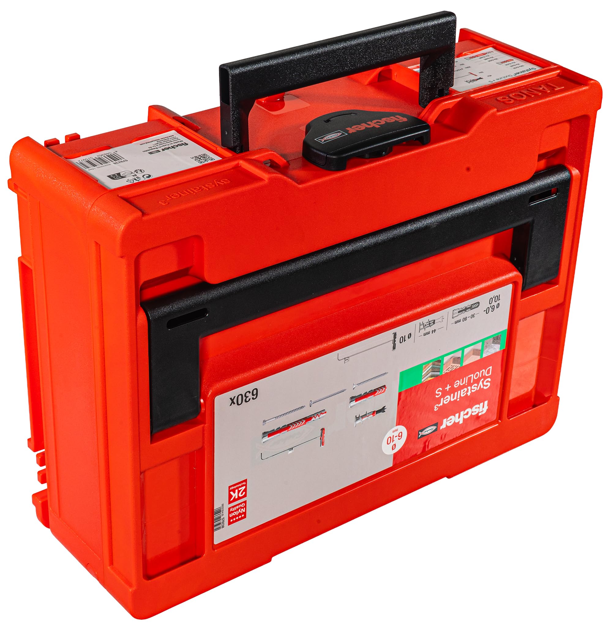 fischer DuoLine + Schraube Systainer M137 DuoLine + Schraube Systainer M137 630-teiliges Befestigungsset mit Dübeln und Schrauben