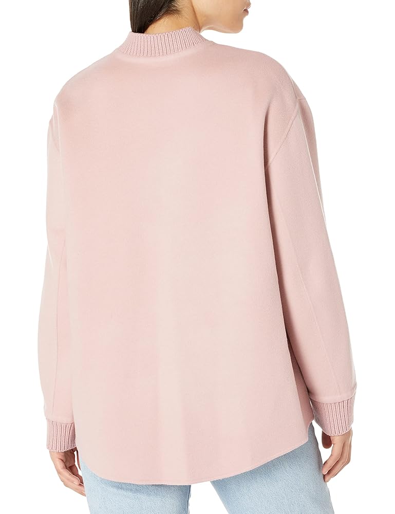 Amazon.com: Theory womens Os Zip Bomber.luxe N Jacket, Blush