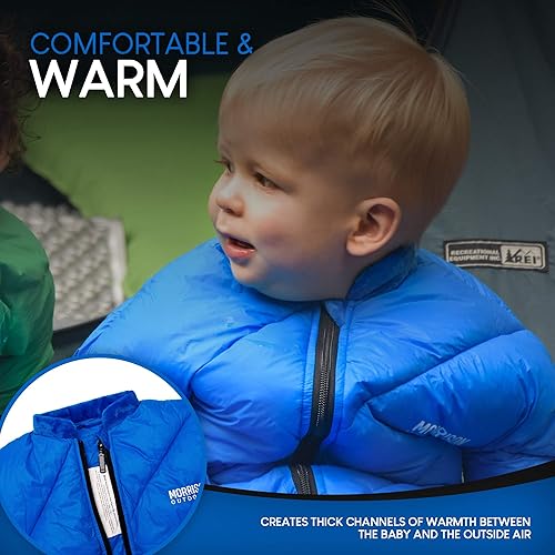 Miniatura 7 de Morrison Outdoors Little Mo 40 - Saco de dormir para bebé, color azul