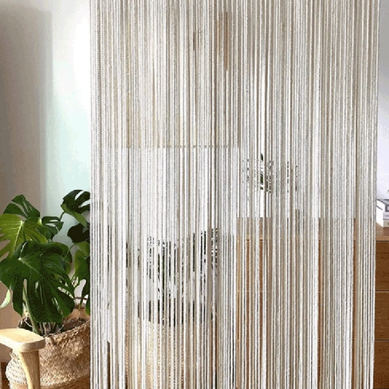 Amazon｜ボヘミアンのストランド 紐 ひもカーテン ins風 のれん 120