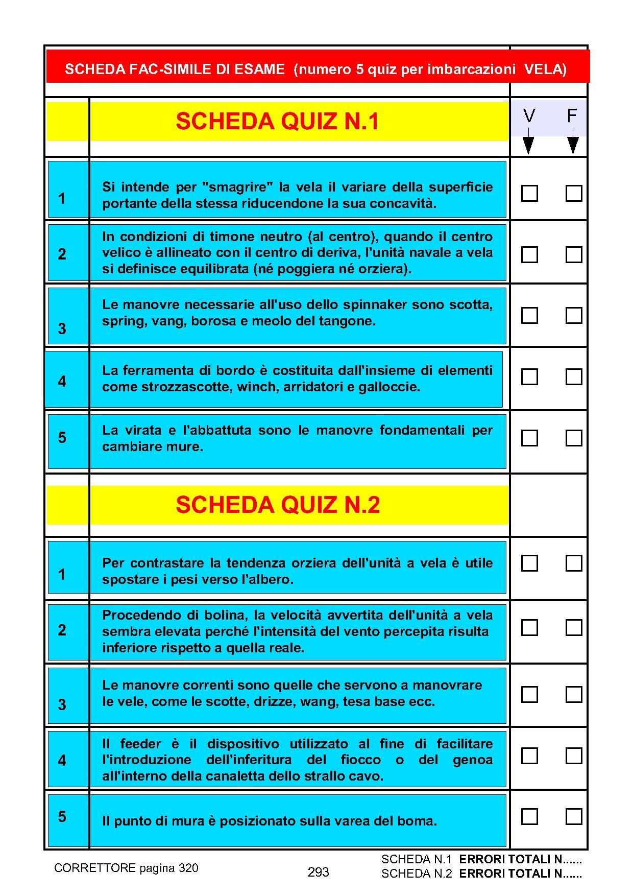 I nuovi quiz per la patente nautica per imbarcazioni a motore e a vela. Entro e oltre le 12 miglia - RISTAMPA 28 DICEMBRE 2023 -