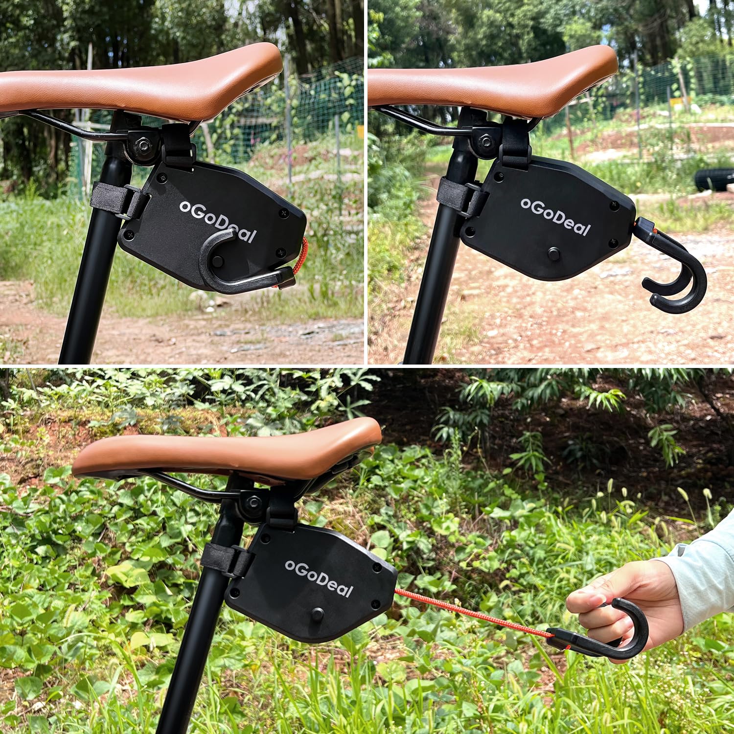 Corde De Remorquage Rétractable Pour Vélo – Barre De Traction Pour Enfant – Sangle Extensible 2,5 M, 120 Kg, Compacte