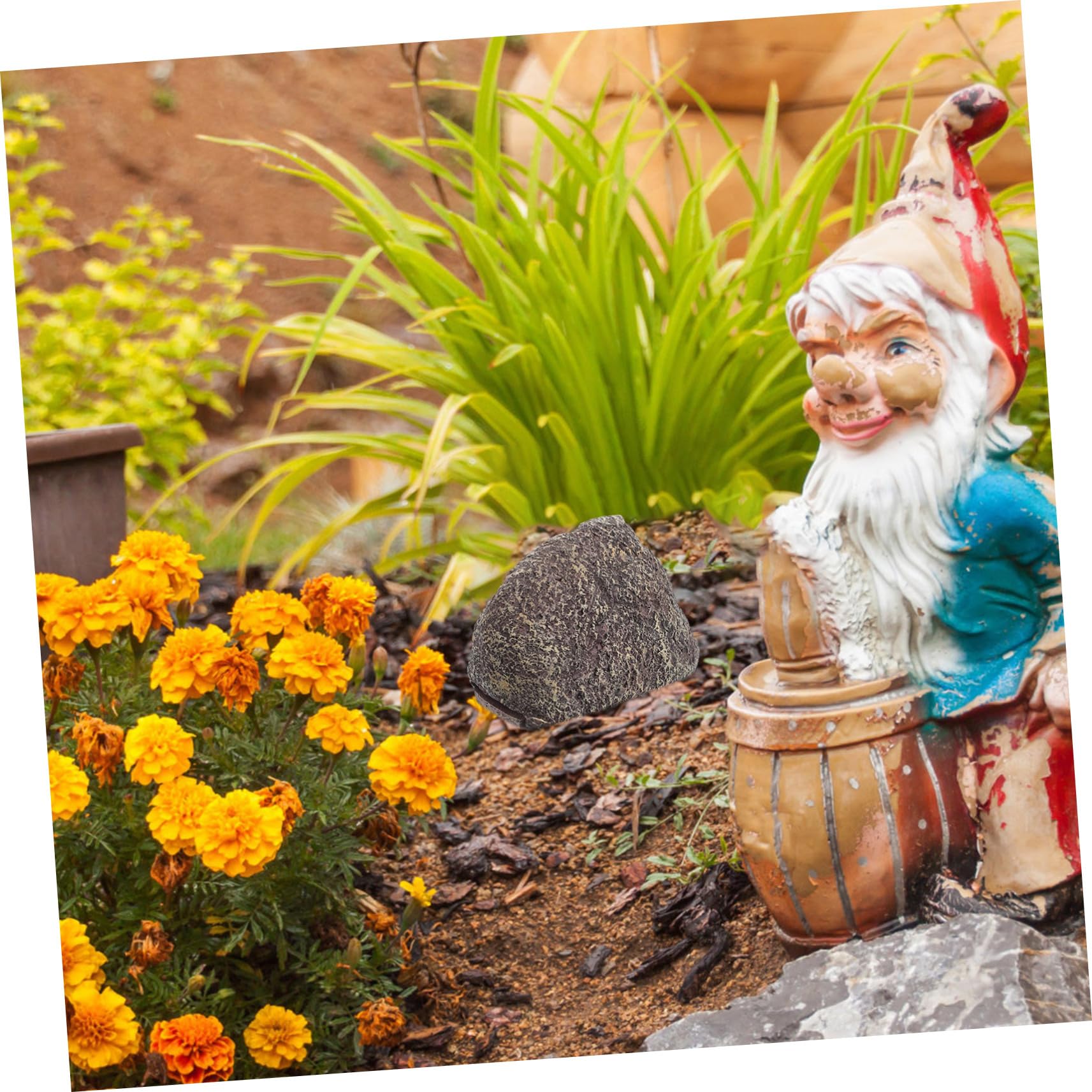 5 Pièces Boîte de Rangement de Pierre Simulée pour Extérieur Cache Clé Décoratif pour Jardin Espace Extérieur pour Garder Vos