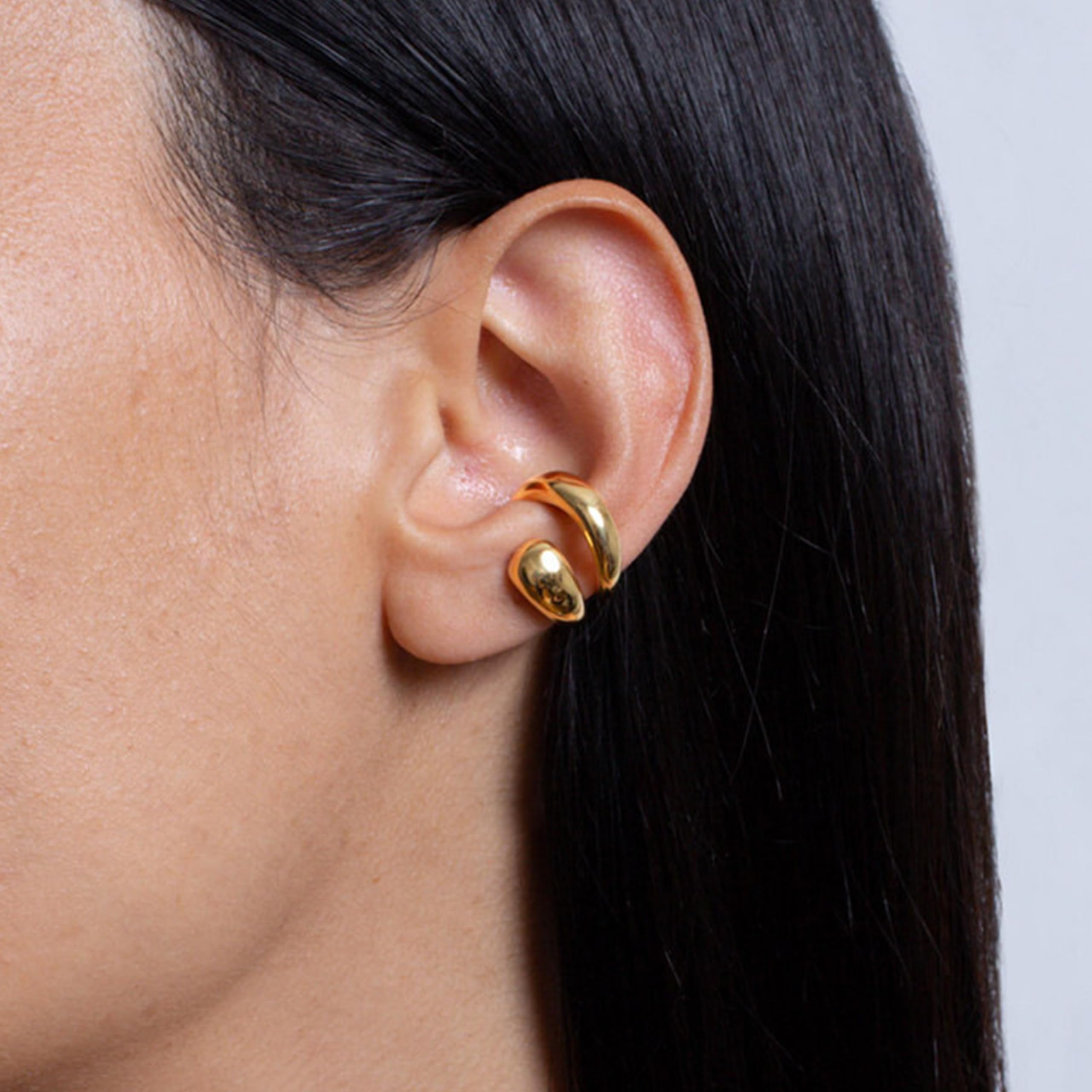 Ear Cuffs Non Piercing Chunky Ear Cuff Earrings for Women Non-Piercing Cartilage Cuff Gold 2025 Trendy Accessories Jewelry Gifts