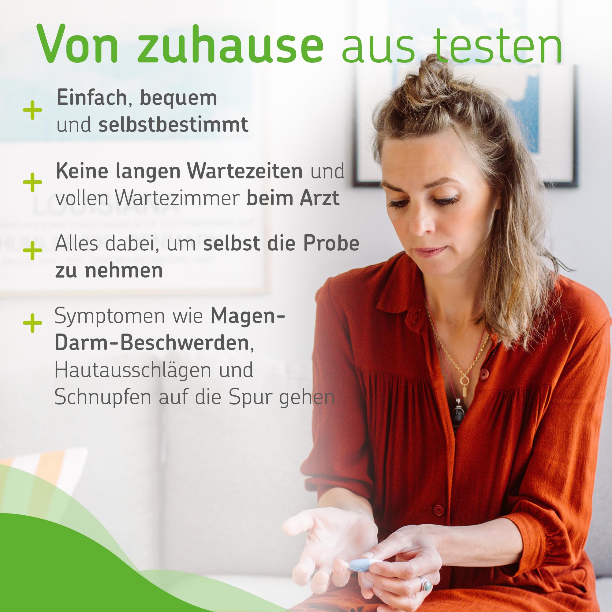Lebensmittelallergie Test von CERASCREEN - IgE-Analyse von 44 Lebensmitteln Testkit für Zuhause | Allergien prüfen | Zertifiziertes Labor & detaillierter Ergebnisbericht