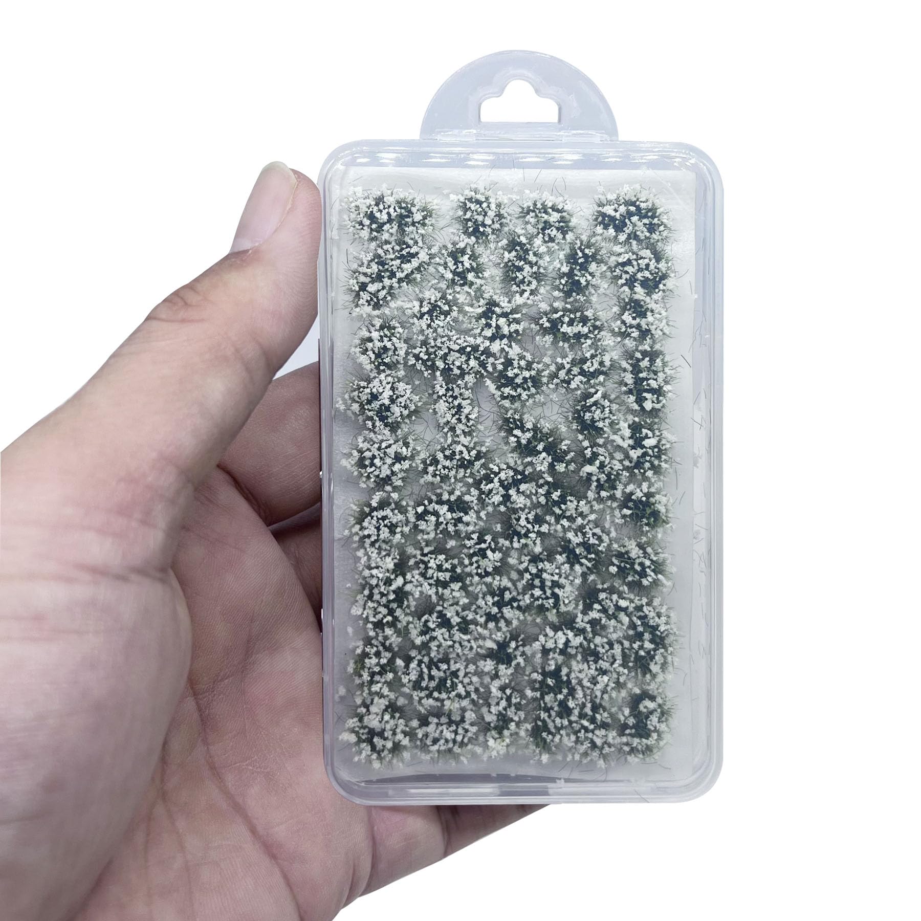 Woohome 32 PCS – Touffes D’Herbe Statique Vertes Pour Modèles Ferroviaires, Dioramas, Paysages Miniatures