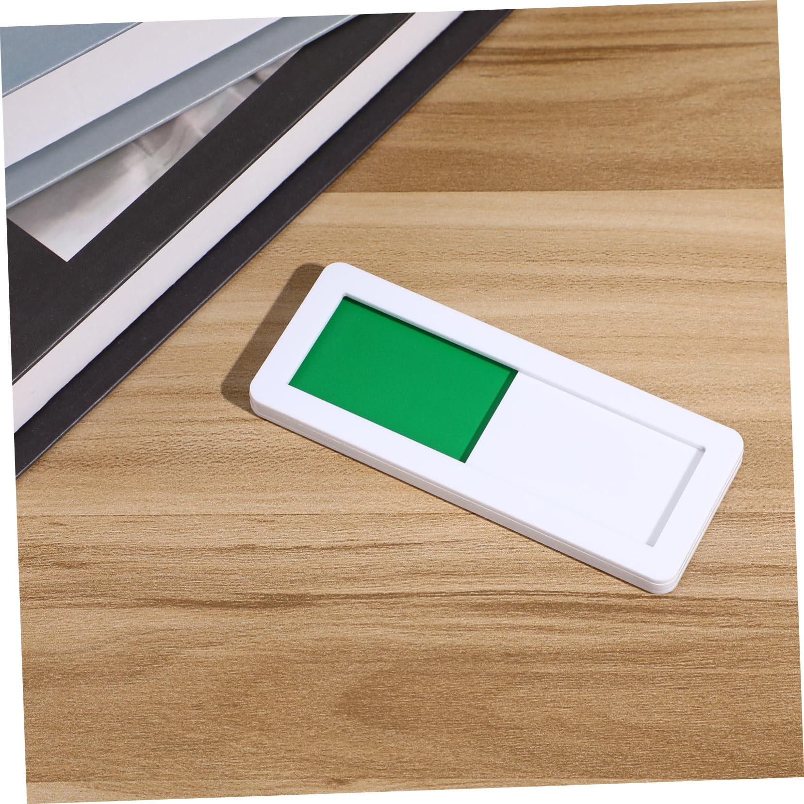 WOONEKY Sliding Door Sign Privacy Indicator Status Switch Sign for Office Bathroom Conference Room Acrylic Material Easy to Read Red Green Slider Door 4 X 1.6 Inch - Image 4
