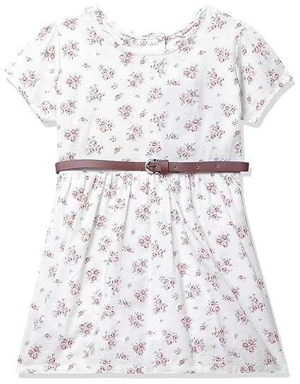 Amazon Brand - Jam & Honey Cotton Girls Dresses & Jumpsuits Knee-Length Dress