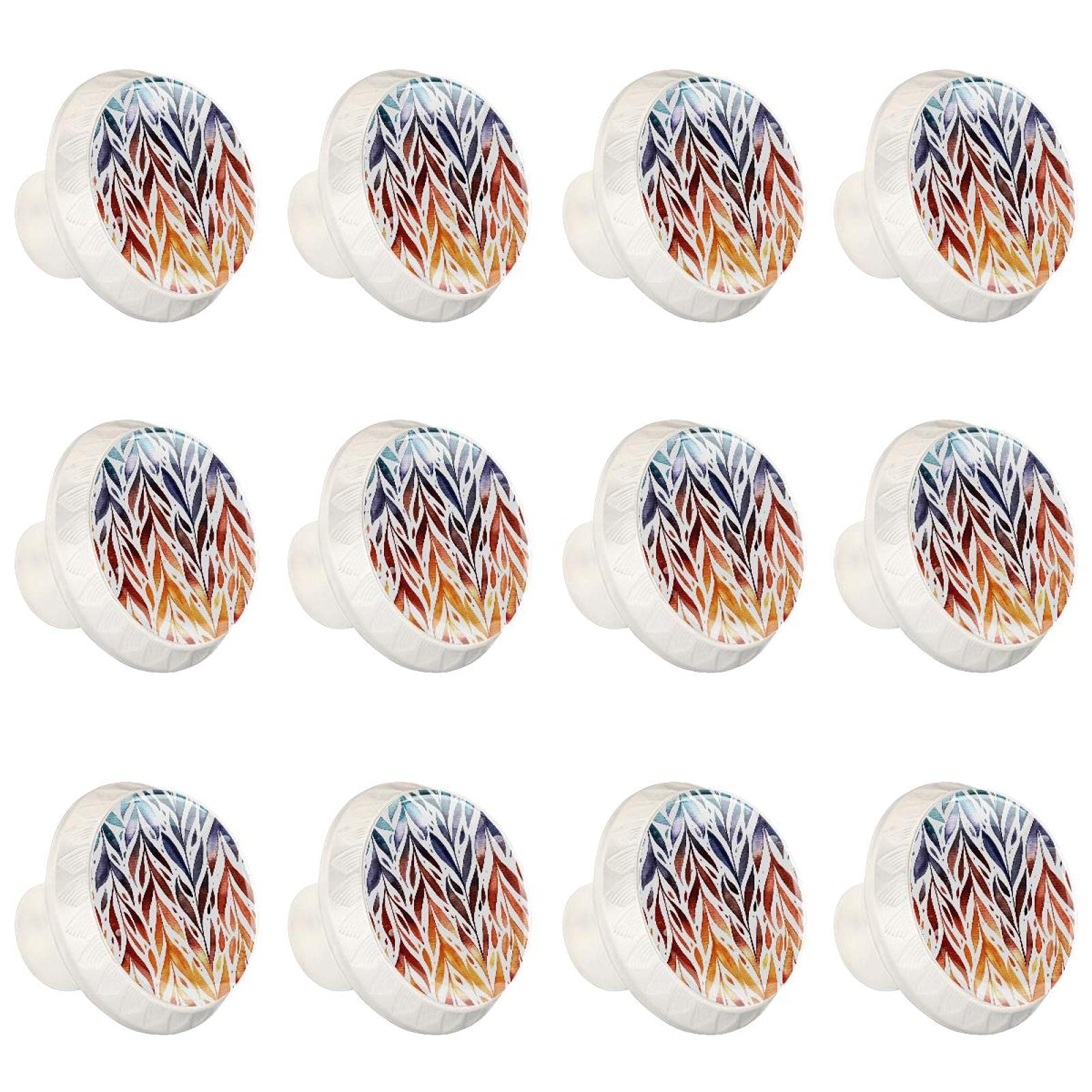 Boutons de placard de cuisine au motif feuille pour sublimer votre commode rétro