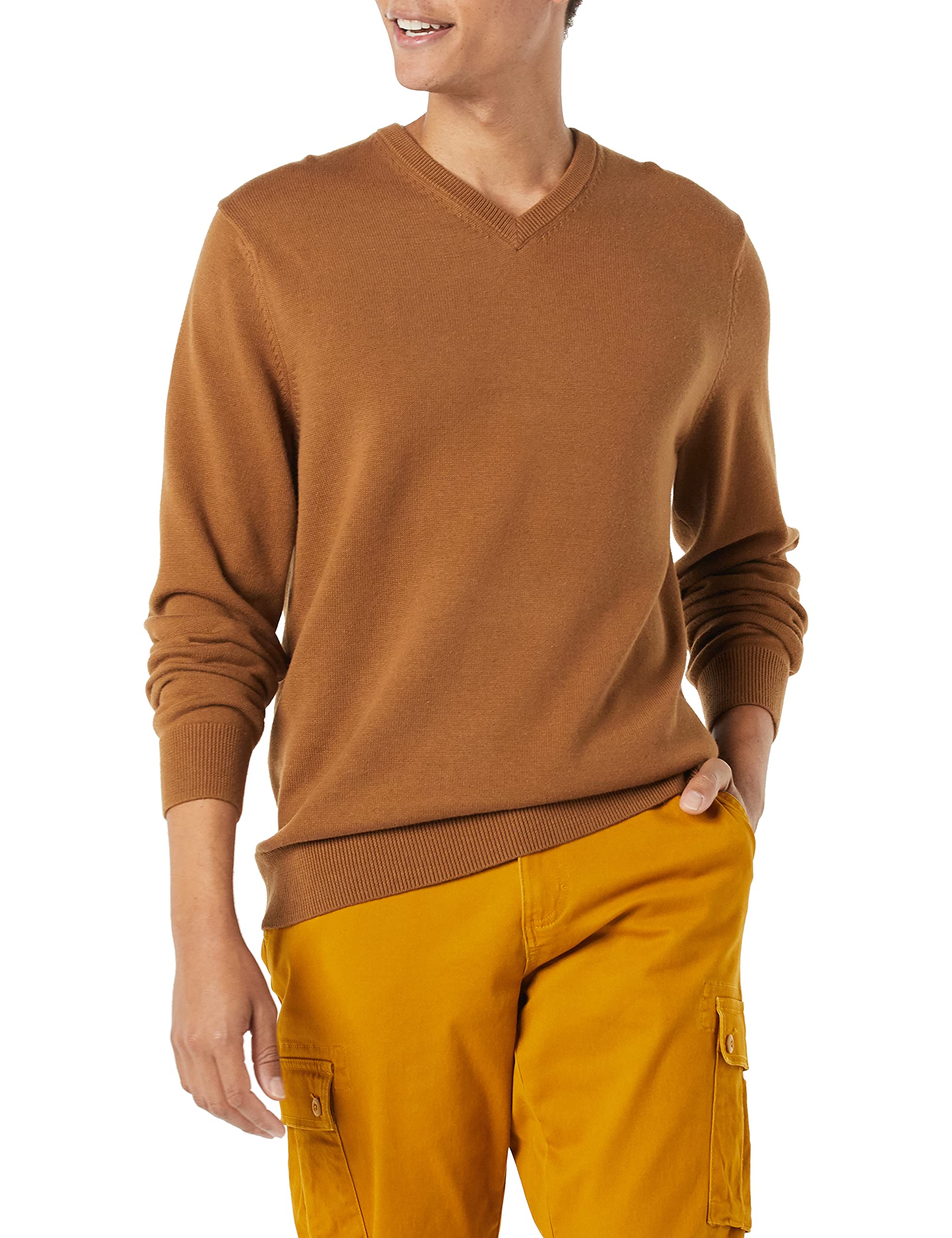 Amazon Essentials Maglione con Scollo a V (Disponibile in Taglie Extra Forti) Uomo