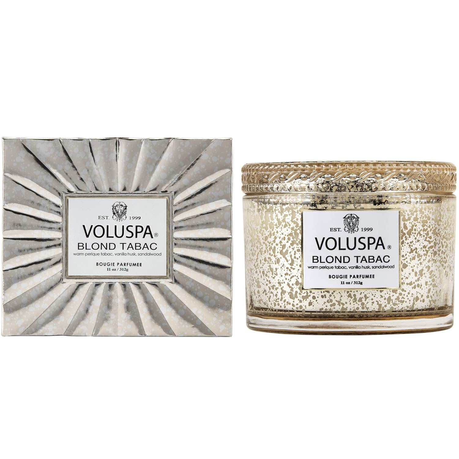 Voluspa Blond Tabac Corta Maison Vela con tapa 11 oz Colombia