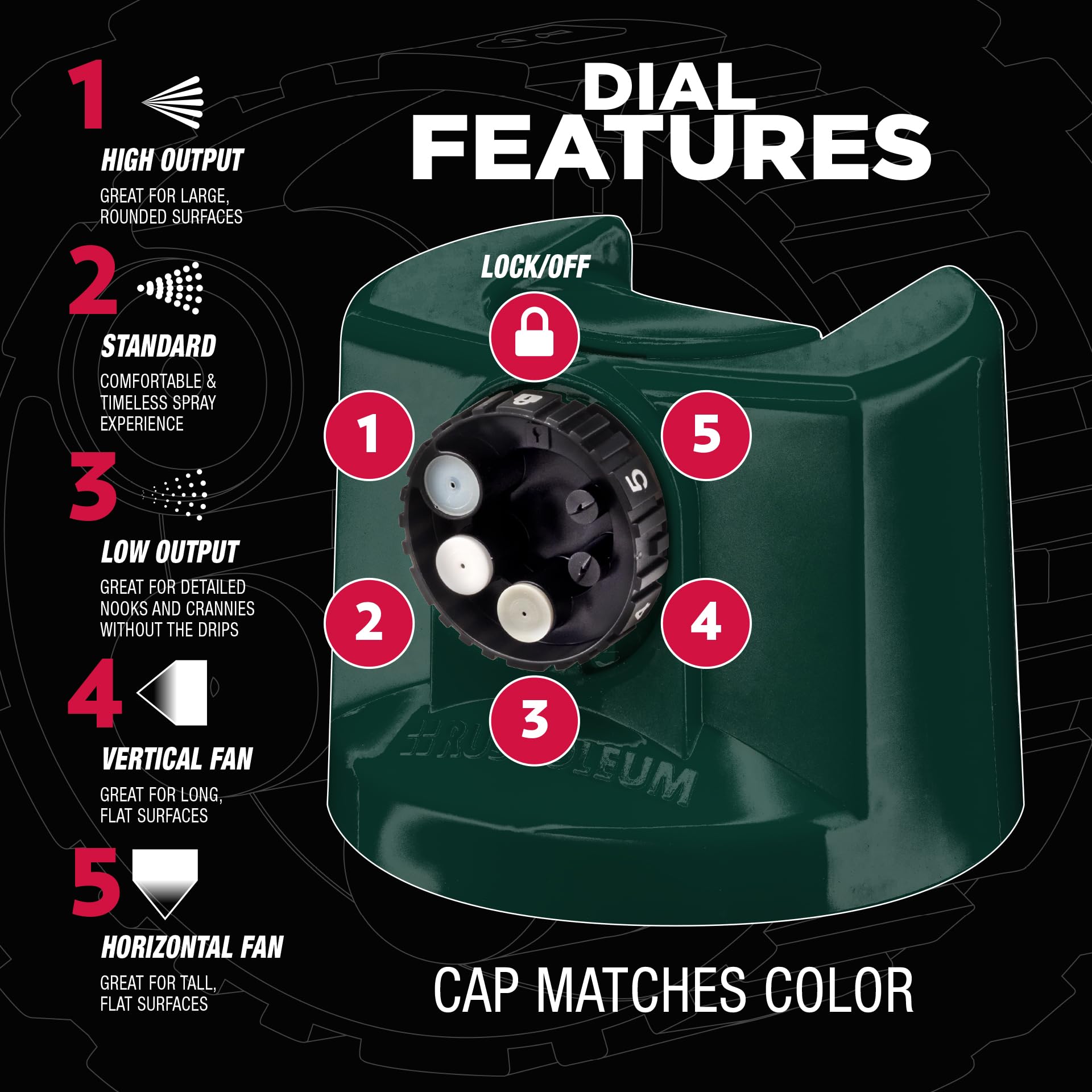 Rust-Oleum 376902 Stops Rust Custom Spray 5-in-1 Spray Paint, 12 oz, Gloss Dark Hunter Green, (Pack of 1)