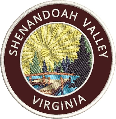 Miniatura 8 de Lake Dock  Shenandoah Valley  Virginia 3.5 pulgadas bordado DIY hierro o coser parches decorativos vacaciones aventura tema novedad apliques