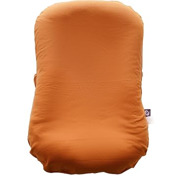 Organic Infant Lounger, Baby Nest for Baby Girls & Boys, Newborn Essentials for Baby 0-12 Months, 100% Cotton (Golden Brown)