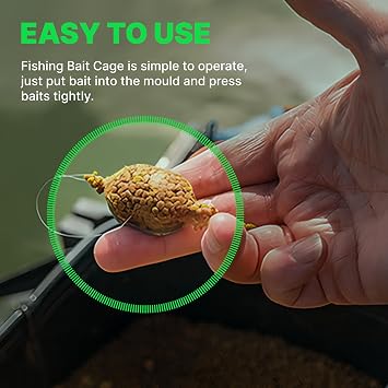 10pcs Spring Fishing Feeder Carp rucian Bream Tackle Cage