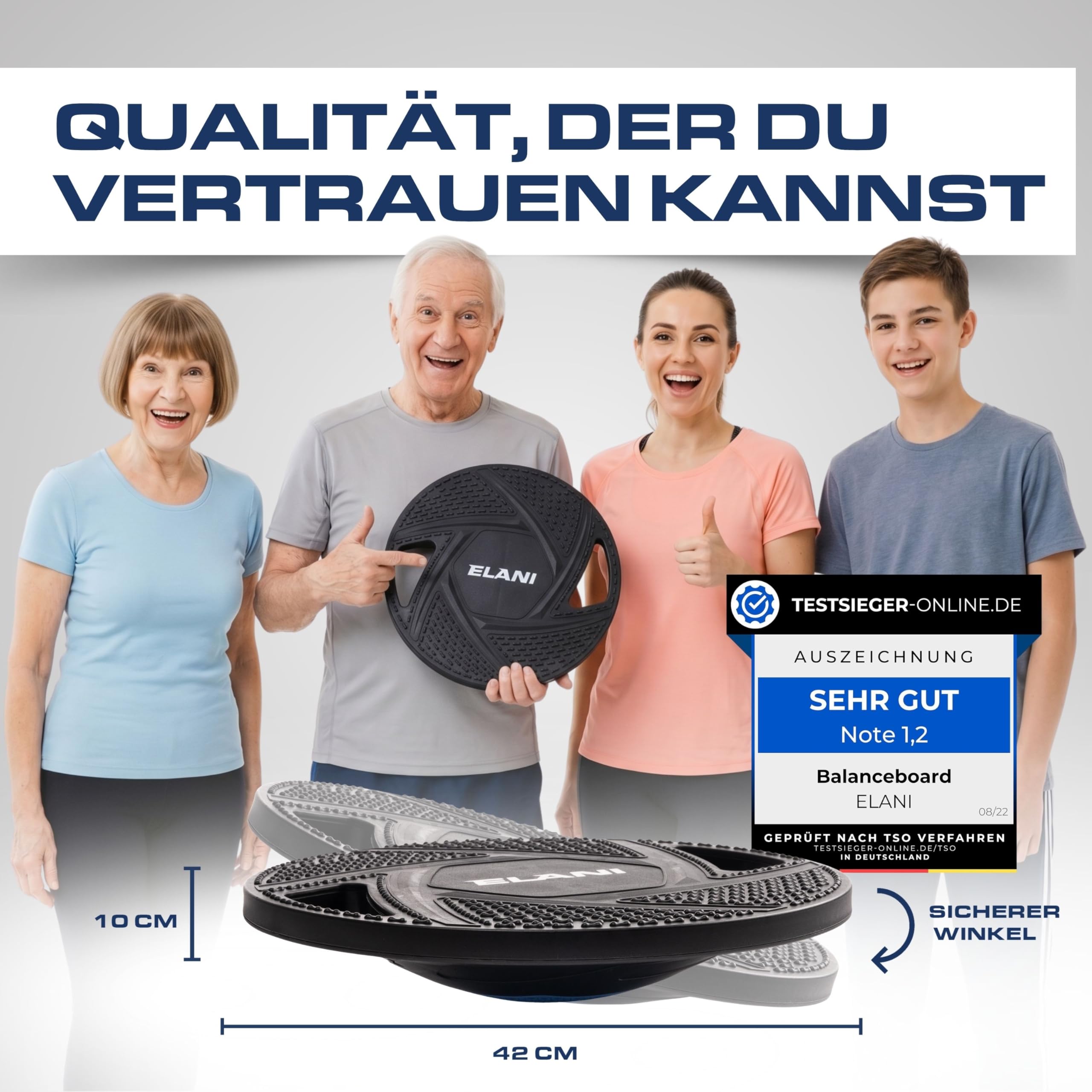 Balance board voor evenwichtsoefeningen - Sport & outdoor