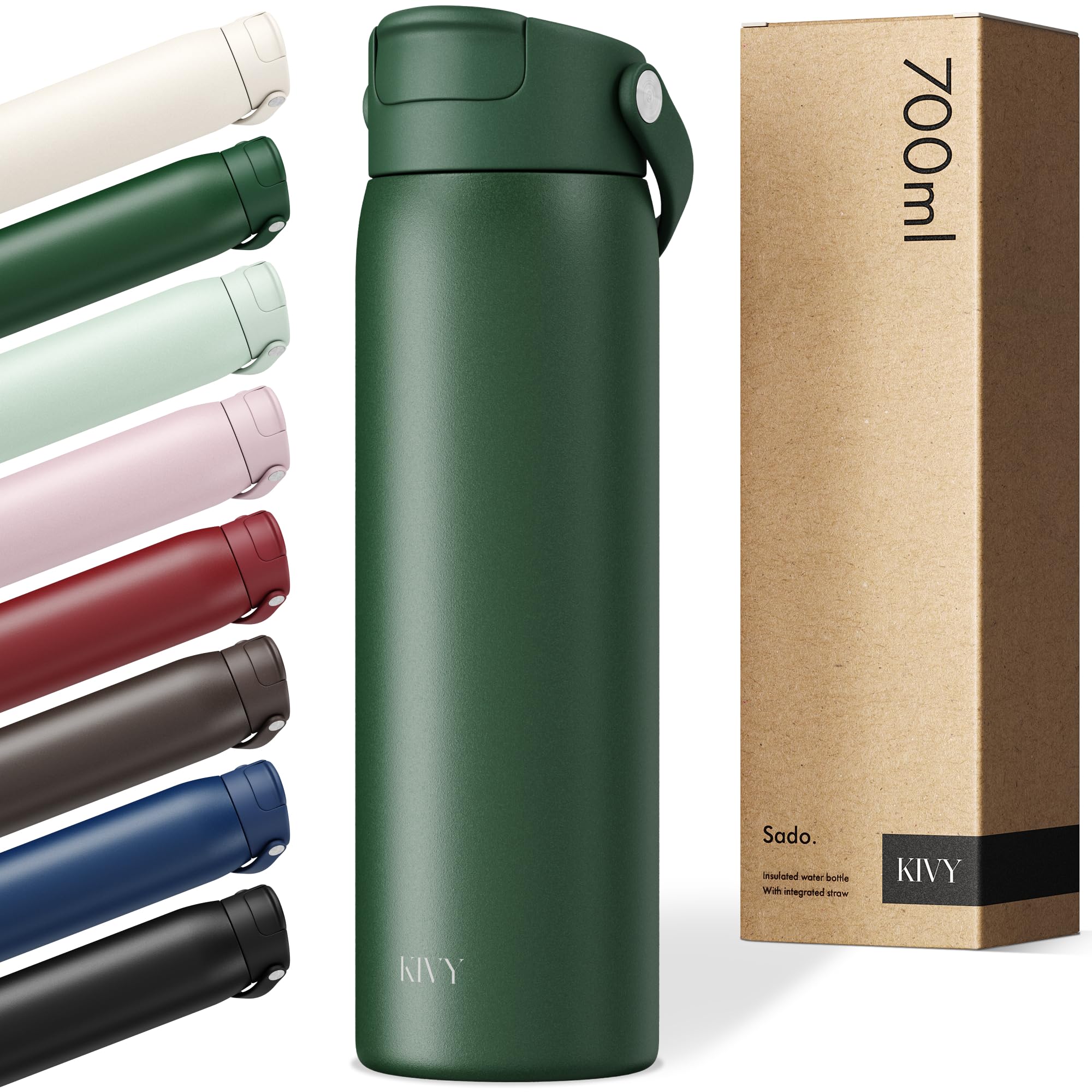 KIVY Flasche mit Strohhalm