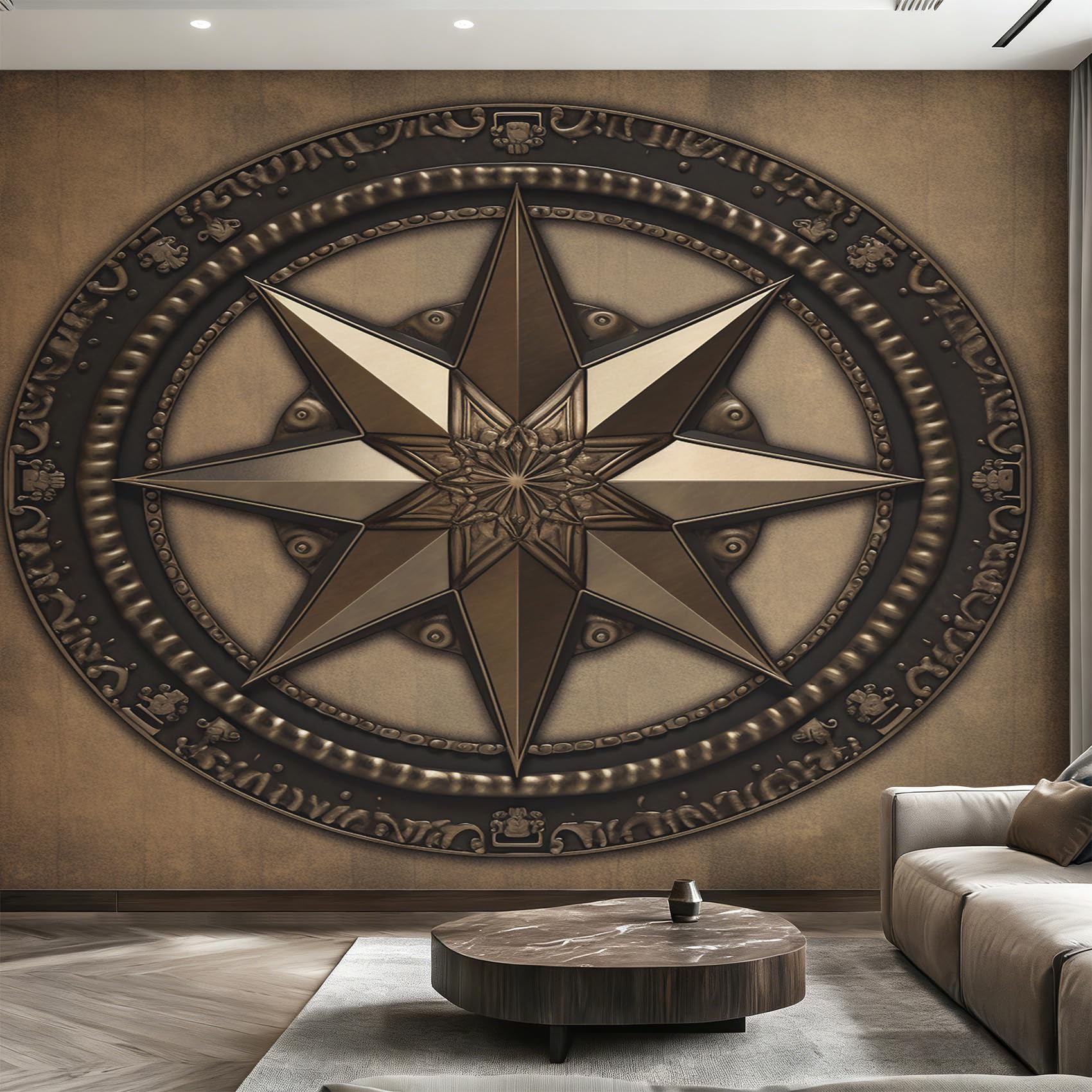 Papier peint Lone Star Ouest pour chambre style ranch et décoration de salon