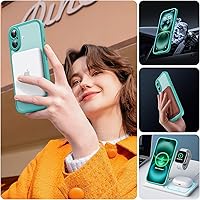 Vista 181 de TOCOL Funda magnética para iPhone 15 Pro Max, protección completa mejorada de la cámara, compatible con Magsafe, protección contra caídas, funda