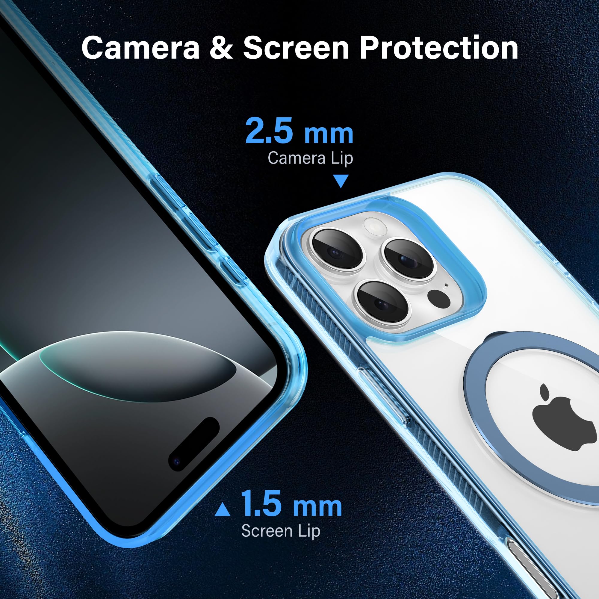 Custodia in metallo a forma di X per iPhone 16 Pro Max/16 Pro/16, compatibile con MagSafe Supporto magnetico girevole a 360°, design minimalista senza cornice, guscio ultra leggero (Desert Titanium