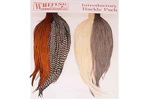 Whiting Introductory Hackle Pack - 4 Assorted 1/2 Capes or Saddles