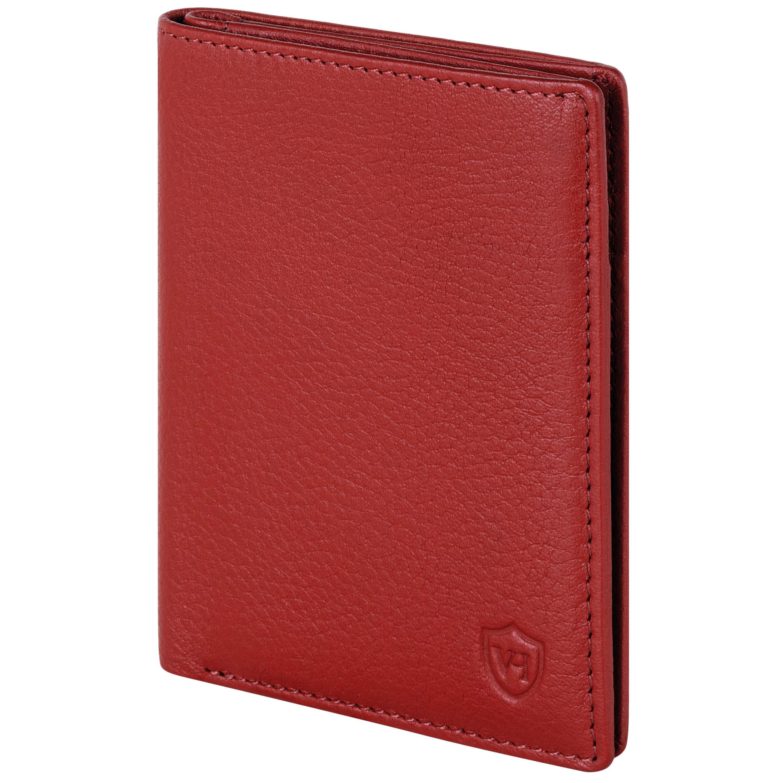 VON HEESEN® Leder Geldbörse Herren mit Münzfach & RFID Schutz I Echtleder Geldbeutel für Männer & Damen I Portemonnaie Brieftasche Wallet Portmonee