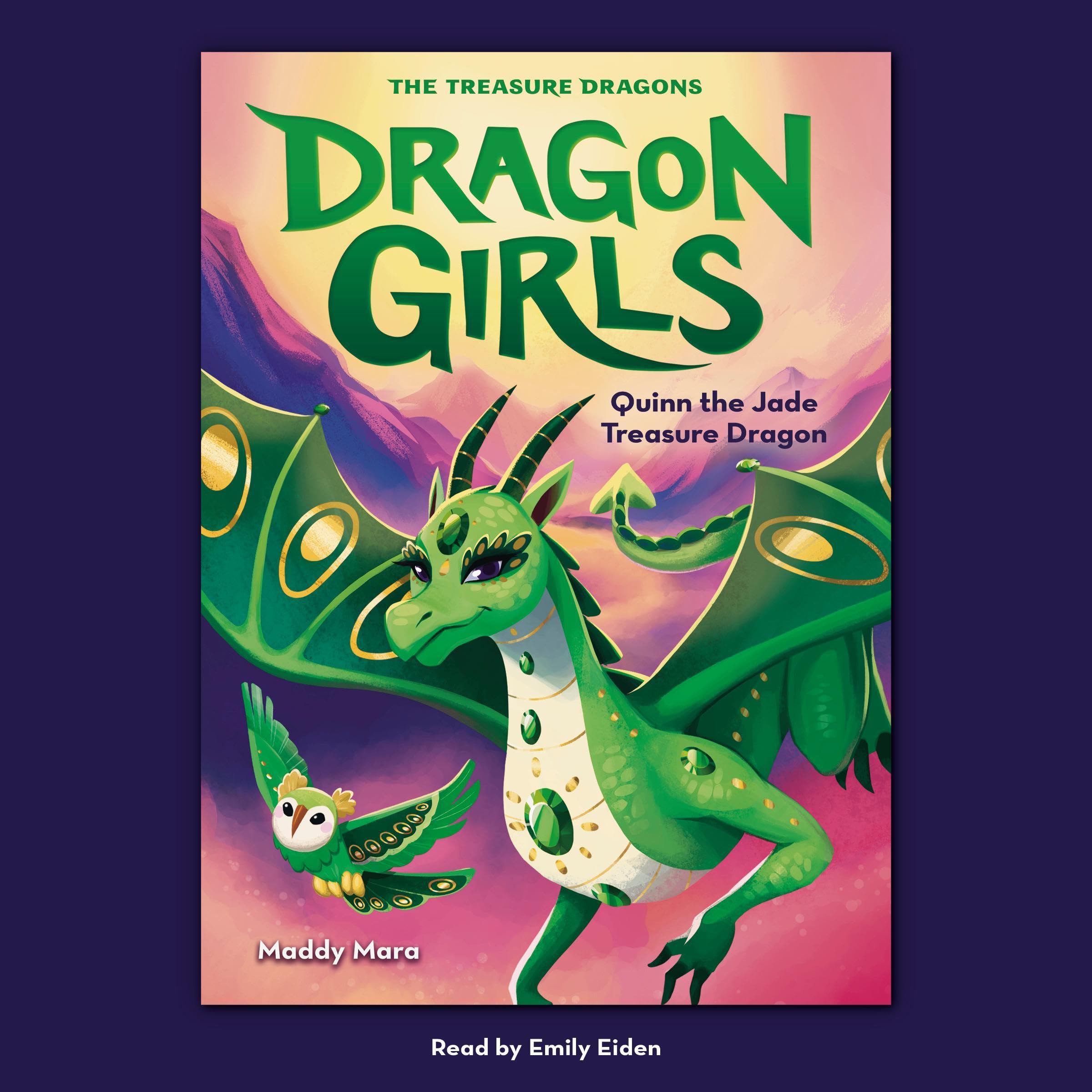 Cover art for Quinn the Jade Treasure Dragon (Dragon Girls #6)