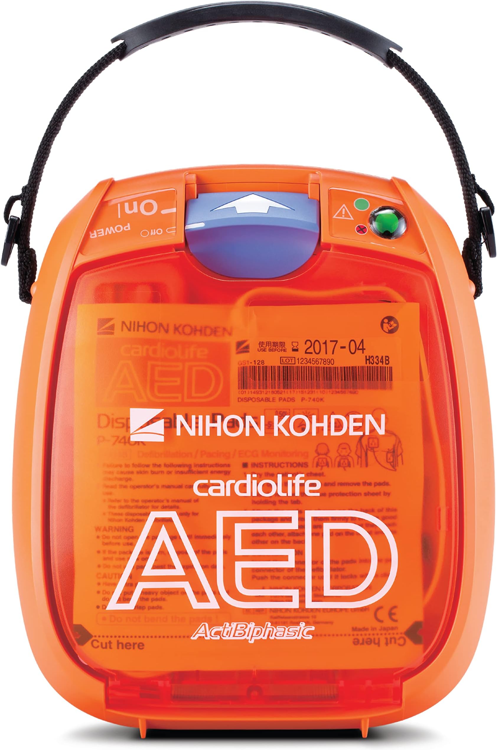 Nihon Kohden Cardiolife AED-3100, Automated External Defibrillator, Fully Automatic