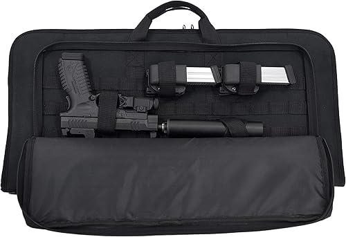 Miniatura 4 de UTG Estuche para pistola de seguridad nacional de 25", color negro