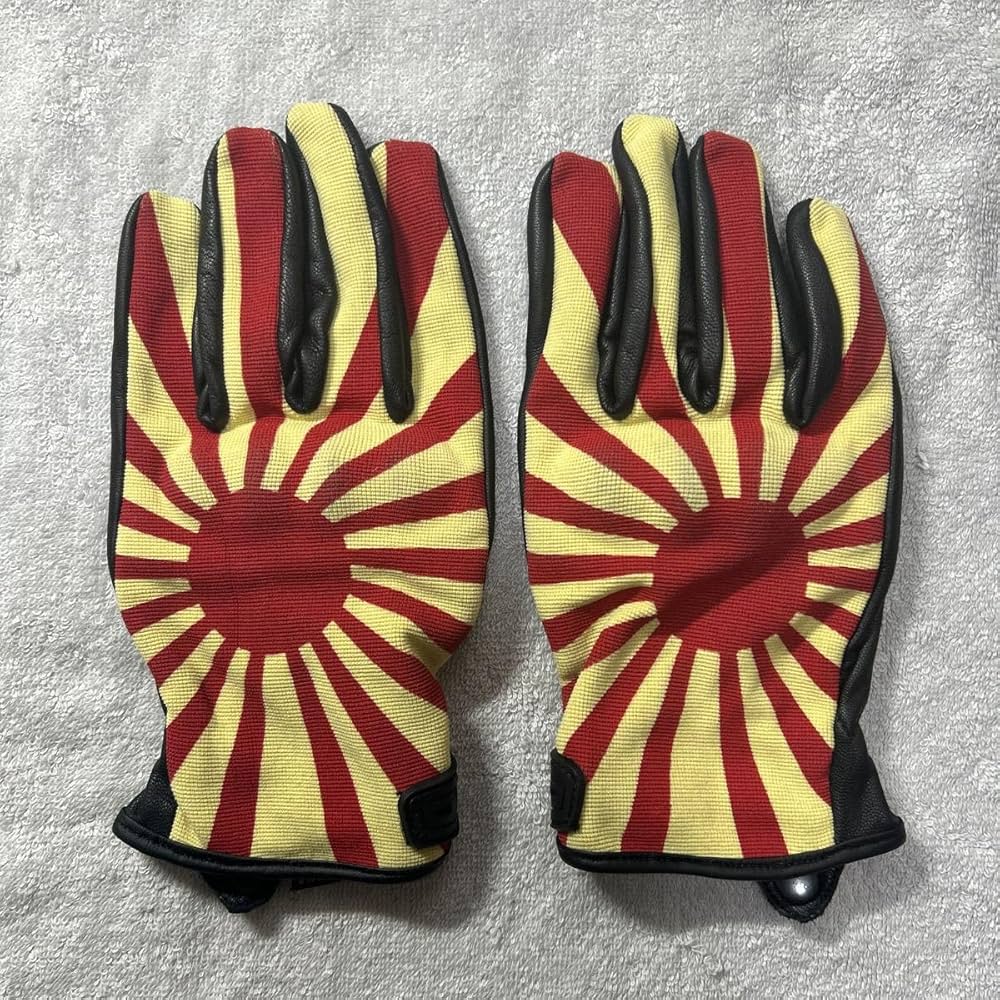 未使用 NEIGHBORHOOD バイク用レザーグローブ ストライプ 未使用 NEIGHBORHOOD バイク用レザーグローブ ストライプ