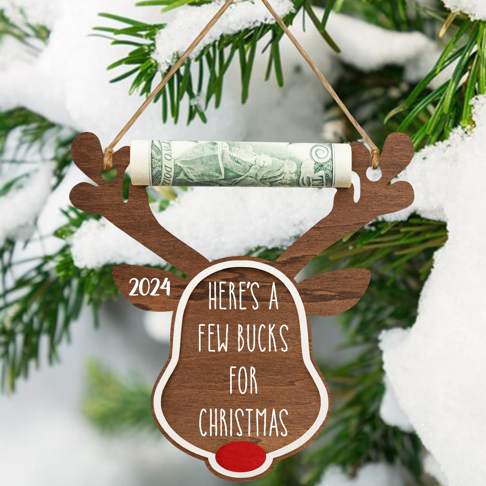 Porte-billets De Noël En Bois - Décoration De Table Pour Argent - Cadeau Thanksgiving, Anniversaire, Fête