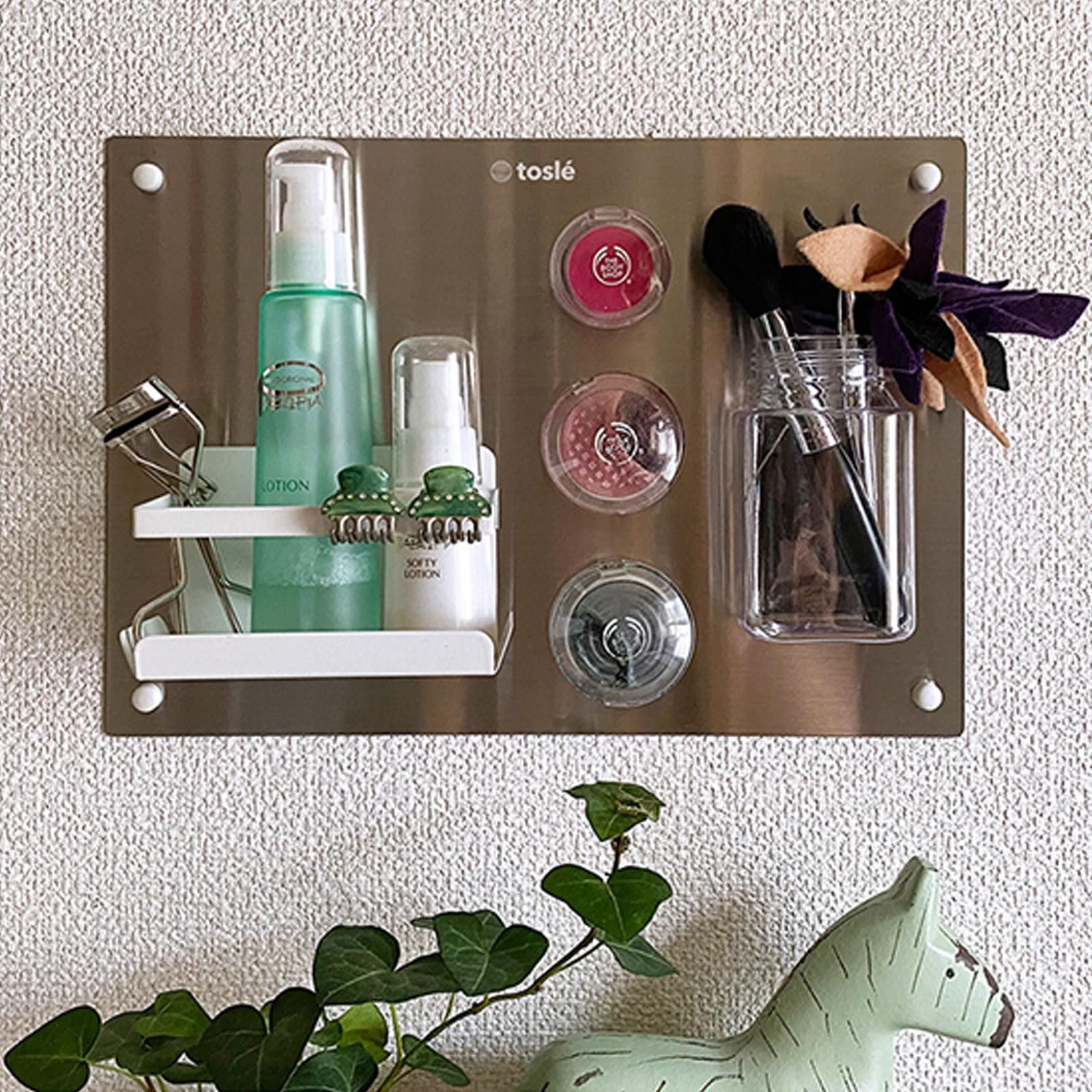 Amazon.co.jp: トスレ 磁石がくっつく プレート A4 吊り下げ 収納 耐