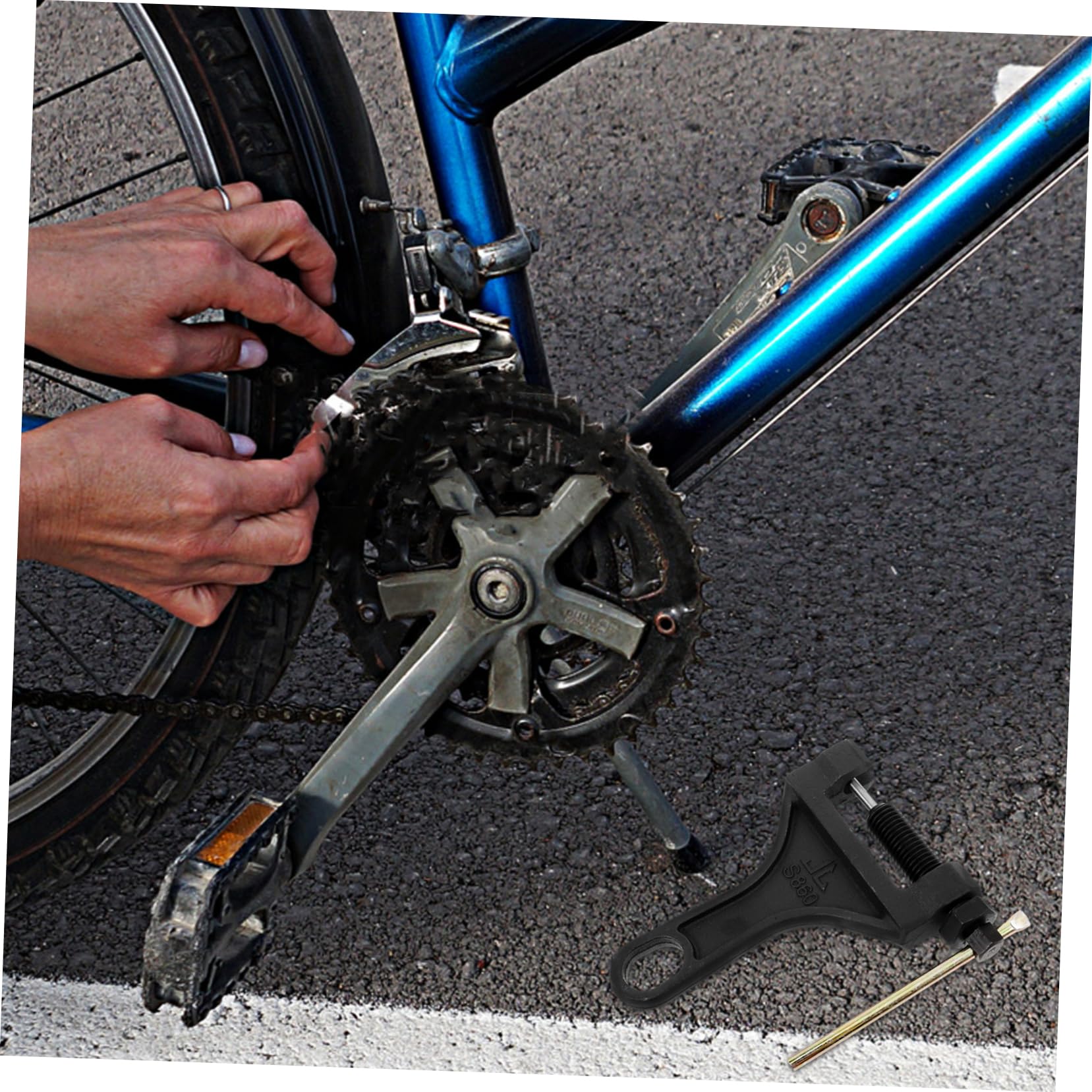 SOLUSTRE Herramienta De Hierro Para Separar Cadenas Rompecadenas Para Bicicleta y Motocicleta