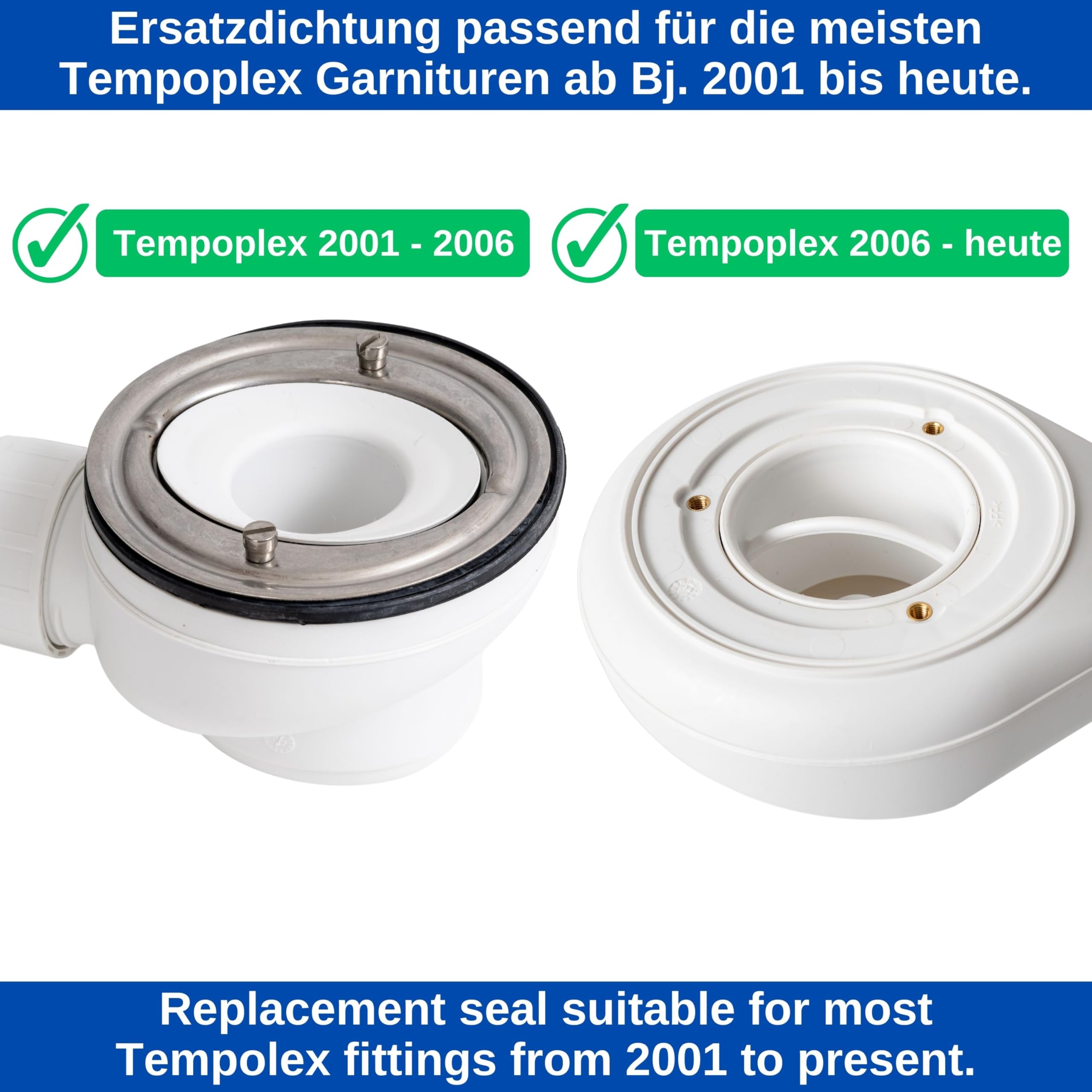 Guarnizioni Di Ricambio Per Tubo Sommergibile Doccia - 2 Pezzi Compatibili Con Viega Tempoplex - Foto 7