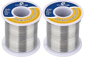 Solder Wire for Stained Glass Art and Jewelry