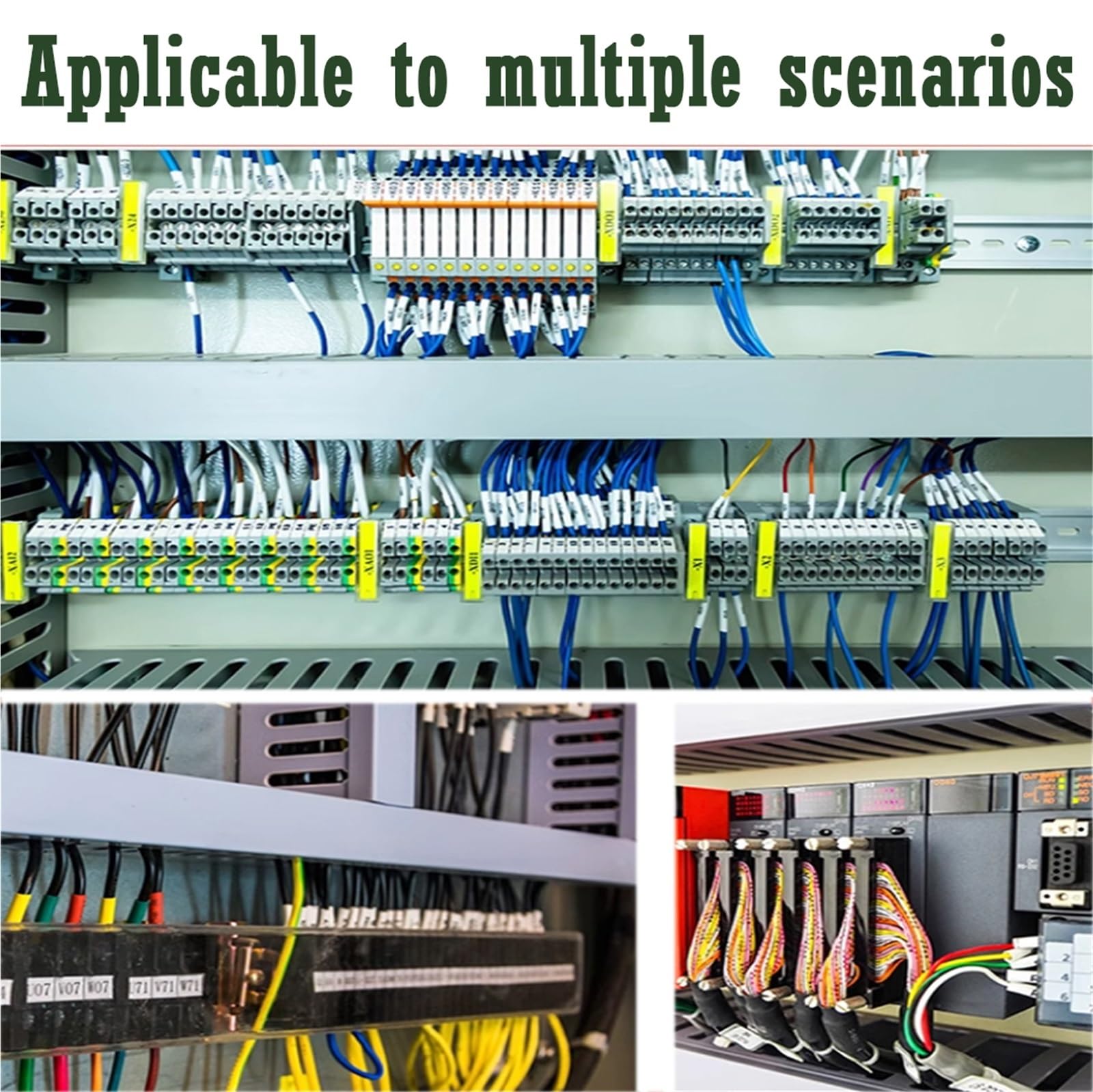 canaleta Cables Placa De Cubierta para Ocultación De Cables Montada En La Pared, De 39,3 Pulgadas De Longitud para Oficina/hogar/Escuela/Escritorio De(18 pcs,W H 60mm x 60mm)