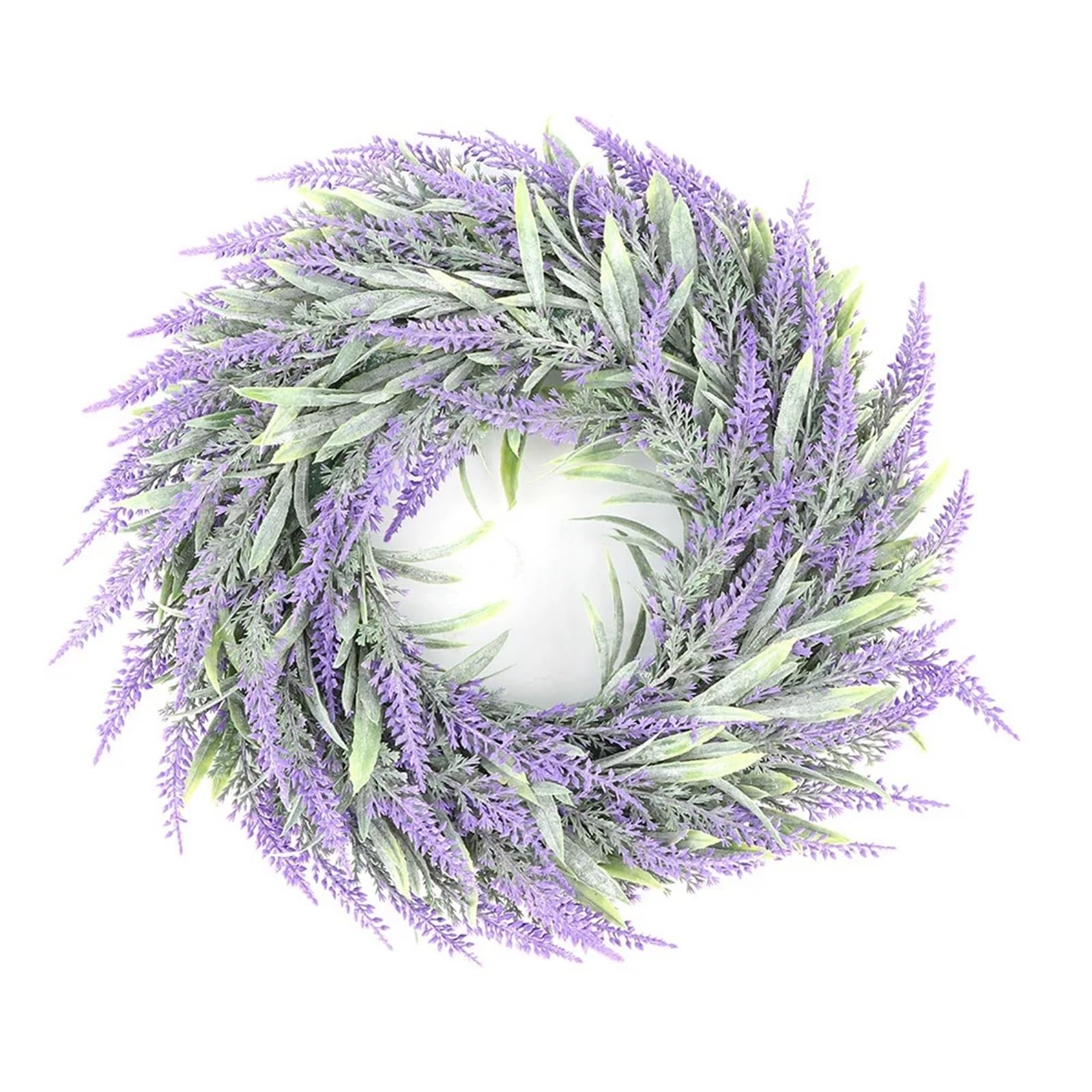 Door Wreath Artificial Flower Wreath Front Door Lavender Hanging Garland Wall Ornament Wedding Decorations