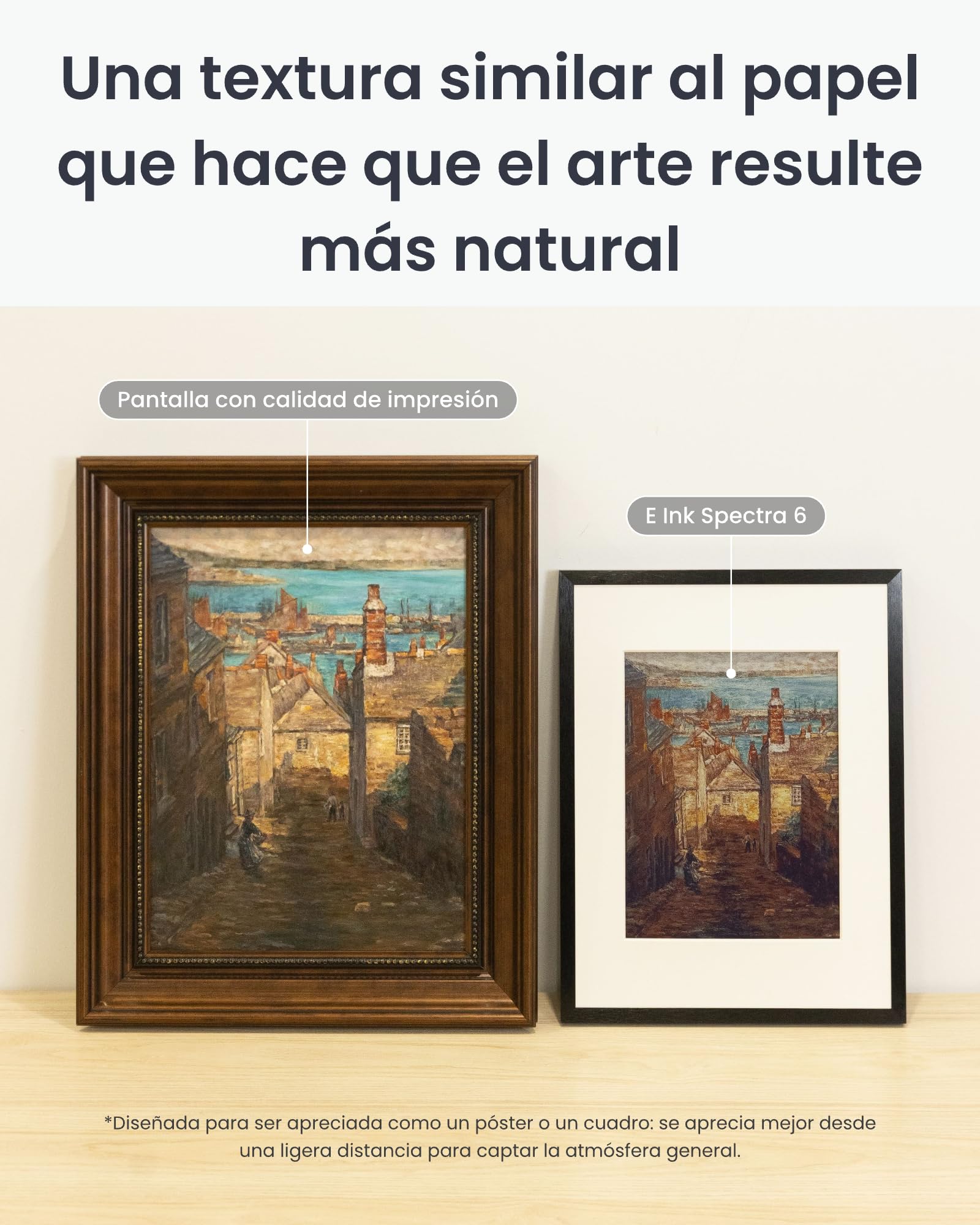 SwitchBot KI Art Frame, 13.3'' Marco de Fotos Digital inalámbrico, Marco de Fotos de Tinta electrónica, batería de Larga duración, Mesa y Montaje en Pared, Compatible con Alexa, Arte generado por IA