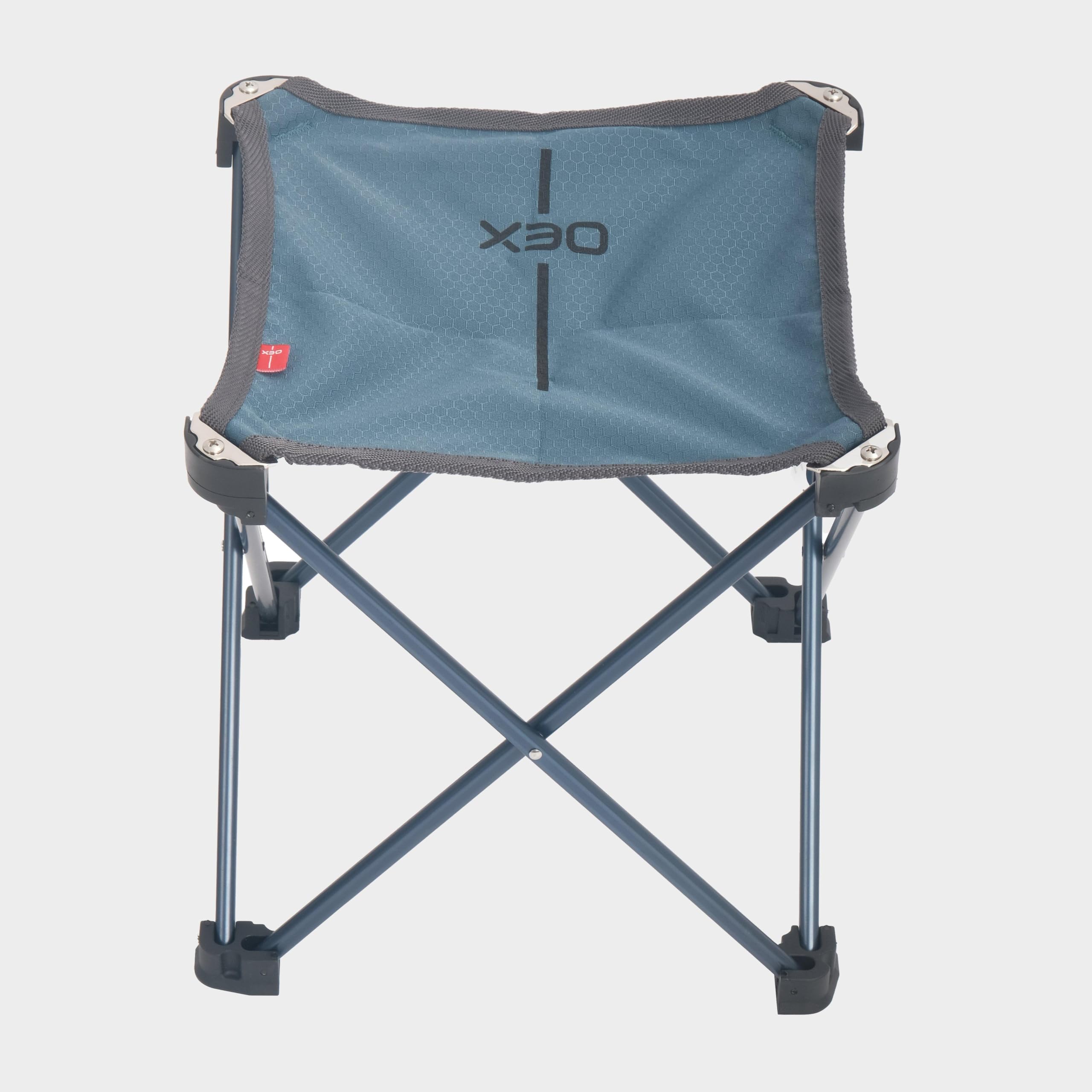 OEX Ultralite Table With Anodised Aluminium Frame, Ultra Lightweight, Durable, Portable, Compact Pack Size, Built In Cup Holders, Ideal For Camping, Festivals & Outdoor Events, Carry Bag, Blue